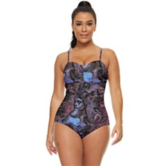 Boho Cthulu Retro Full Coverage Swimsuit by MRNStudios
