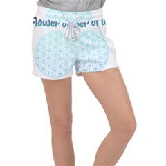 Flower Of Life  Velour Lounge Shorts by tony4urban