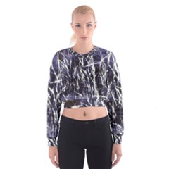 Abstract Light Games 5 Cropped Sweatshirt by DimitriosArt