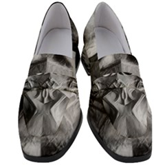 Oh, Bruce Women s Chunky Heel Loafers by MRNStudios