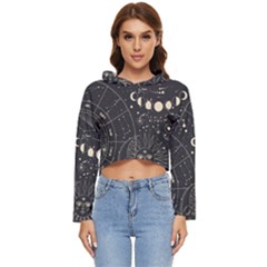 Magic-patterns Women s Lightweight Cropped Hoodie by CoshaArt