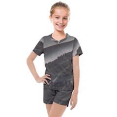 Olympus Mount National Park, Greece Kids  Mesh Tee And Shorts Set