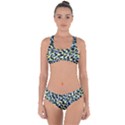 Digital Animal  Print Criss Cross Bikini Set View1
