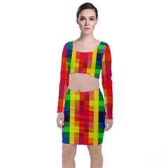 Pride Plaid Top And Skirt Sets by WetdryvacsLair