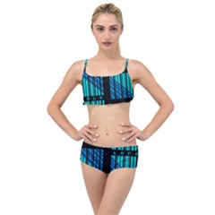 Folding For Science Layered Top Bikini Set by WetdryvacsLair