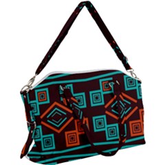 Abstract Pattern Geometric Backgrounds   Canvas Crossbody Bag by Eskimos