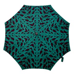 Leaves On Adorable Peaceful Captivating Shimmering Colors Hook Handle Umbrellas (small) by pepitasart