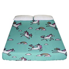 Unicorn Patterns Fitted Sheet (california King Size) by Jancukart