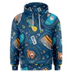 Seamless-pattern-vector-submarine-with-sea-animals-cartoon Men s Overhead Hoodie