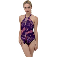 Dragonfly-pattern-design Go With The Flow One Piece Swimsuit by Jancukart