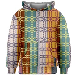 Grungy Vintage Patterns Kids  Zipper Hoodie Without Drawstring by artworkshop