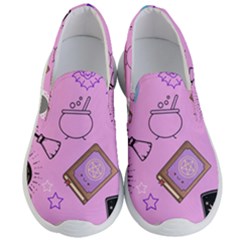 Pastel Goth Witch Pink Men s Lightweight Slip Ons by NerdySparkleGoth