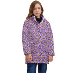 Purple Jack Kid s Hooded Longline Puffer Jacket by NerdySparkleGoth