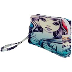 Beautifull Ariel Little Mermaid  Painting Wristlet Pouch Bag (small) by artworkshop