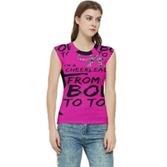 Bow To Toe Cheer Women s Raglan Cap Sleeve Tee
