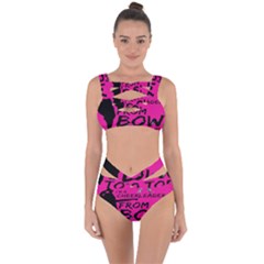 Bow To Toe Cheer Bandaged Up Bikini Set  by artworkshop