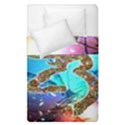Browning Deer Glitter Galaxy Duvet Cover Double Side (Single Size) View2