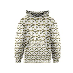 Moths Photos Motif Pattern Kids  Pullover Hoodie by dflcprintsclothing