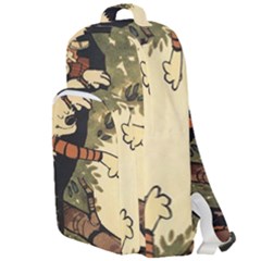 Calvin And Hobbes Double Compartment Backpack