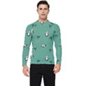Pandas Pattern Men s Long Sleeve Rash Guard View1