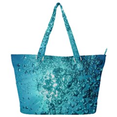 Bubbles Water Bub Full Print Shoulder Bag by artworkshop