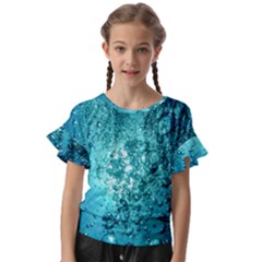 Bubbles Water Bub Kids  Cut Out Flutter Sleeves
