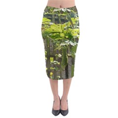 Bitter Melon Midi Pencil Skirt by artworkshop