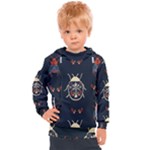 Floral-bugs-seamless-pattern Kids  Hooded Pullover