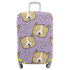 Corgi Pattern Luggage Cover (medium) by Sudhe