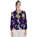 Colorful Floral Women s Windbreaker View1