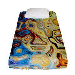 Colorful Structure Fitted Sheet (single Size)