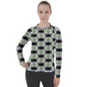 Hackers Town Void Mantis Hexagon Agender Pride Flag Women s Pique Long Sleeve Tee View1