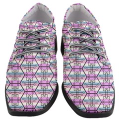 Hackers Town Void Mantis Hexagon Bigender Pride Flag Women Heeled Oxford Shoes by WetdryvacsLair