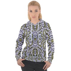 Acid Green Repeats I Women s Overhead Hoodie by kaleidomarblingart