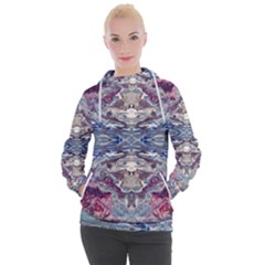 Abstract Pouring Women s Hooded Pullover by kaleidomarblingart