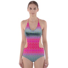 Pink Dreams Cut-out One Piece Swimsuit
