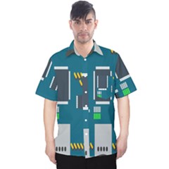 Amphisbaena Two Platform Dtn Node Vector File Men s Hawaii Shirt