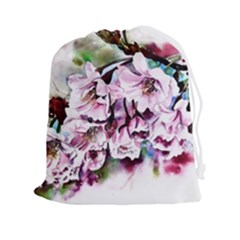Watercolour-cherry-blossoms Drawstring Pouch (2xl)