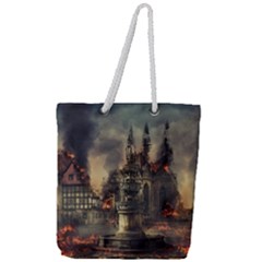 Braunschweig-city-lower-saxony Full Print Rope Handle Tote (large) by Jancukart