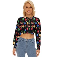 Gradient-christmas-pattern-design Lightweight Long Sleeve Sweatshirt by nate14shop