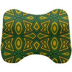 Abstract Pattern Geometric Backgrounds Head Support Cushion by Eskimos