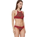 Abstract pattern geometric backgrounds Banded Triangle Bikini Set View3