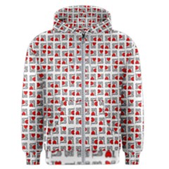 Spanish Love Phrase Motif Pattern Men s Zipper Hoodie by dflcprintsclothing