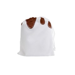Chocolate Drawstring Pouch (medium) by nate14shop