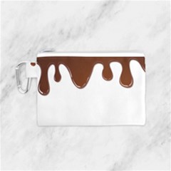 Chocolate Canvas Cosmetic Bag (small)