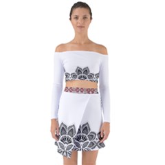 Im Fourth Dimension Black White Off Shoulder Top With Skirt Set by imanmulyana