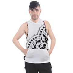 Im Fourth Dimension Black White 3 Men s Sleeveless Hoodie