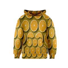 Oranges Slices  Pattern Kids  Pullover Hoodie by artworkshop