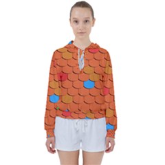 Phone Wallpaper Roof Roofing Tiles Roof Tiles Women s Tie Up Sweat by artworkshop