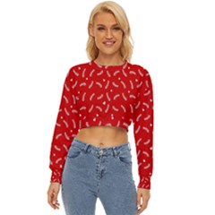 Christmas Pattern,love Red Lightweight Long Sleeve Sweatshirt by nate14shop